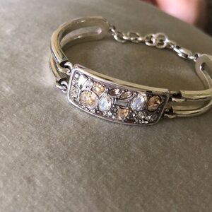 Brighton crystal and amber bracelet